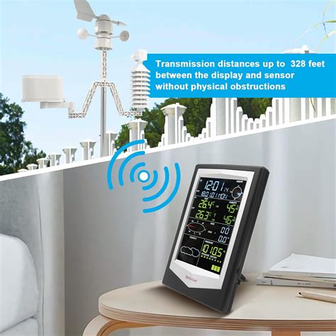 Buy WiFi Smart Weather Station with APP, 8-in-1 Weather Station with ...