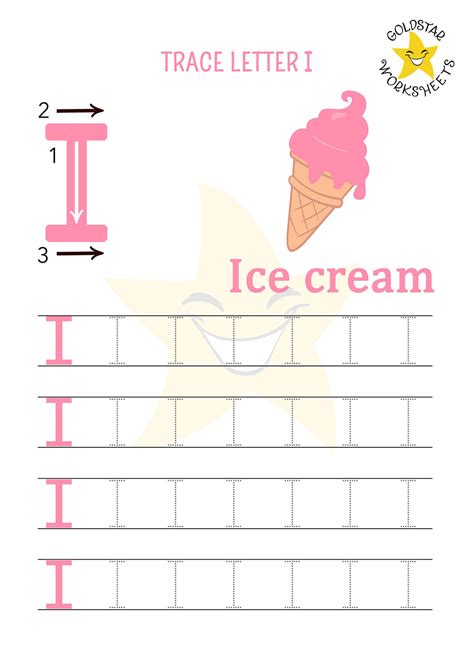Letter I Tracing Worksheets - Jenny Printable