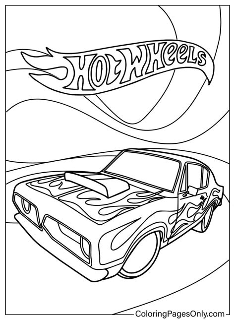 50+ Hot Wheels Coloring Pages - Free Printable PDF & Online Coloring ...