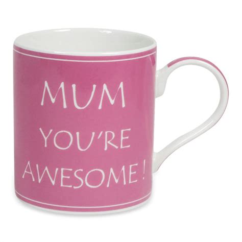 Buy MOM YOU ARE AWESOME PINK MUG Online at Best Price | Od