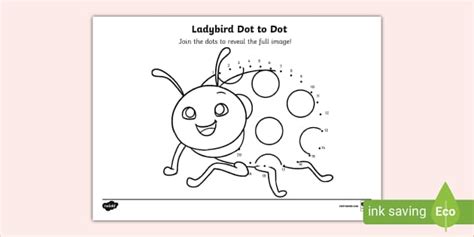 👉 1-20 Ladybird Dot-to-Dot Activity | Colouring Maths