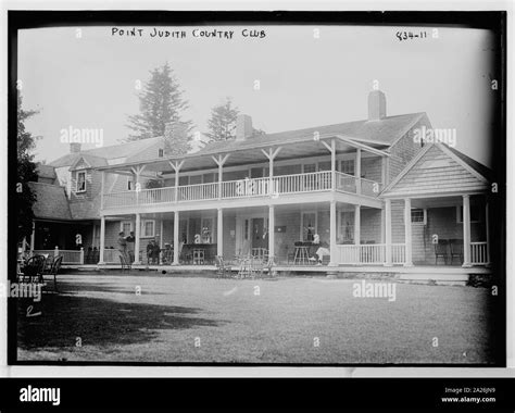 Point Judith Country Club, exterior, showing club bldg. with porch and ...