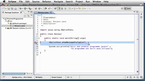 Apprendre Java - Premier programme Java - 3ième partie - Affichage ...