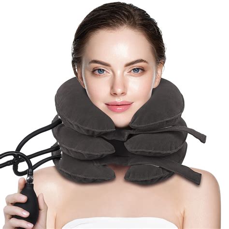 Cervical Neck Traction Device - Portable Neck Stretcher for Pain Relief ...