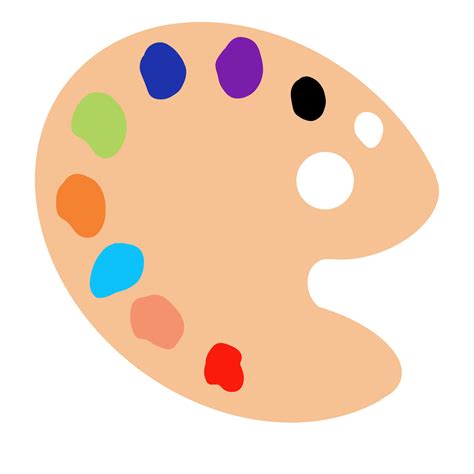 Painters Palette Template at Connor Alexander blog