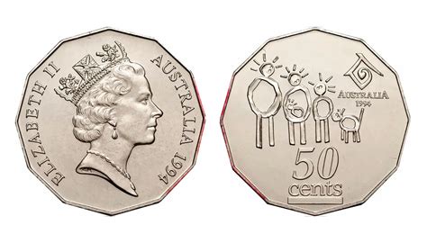 Australian 50 Cent Coin Value Chart: Round & Rare Coins