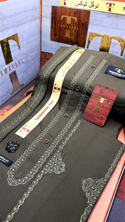 -72 OLIVE SULTAN KURTA SALAWAR (PREMIUM SULEMANI EMBROIDERY PATHANI ...