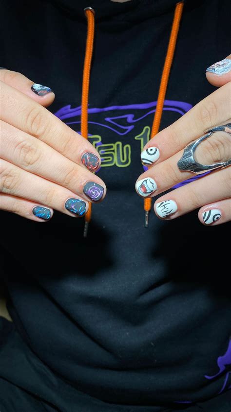Jjk nailart ft Gojo's Limitless Technique and Sukuna : r/Jujutsufolk