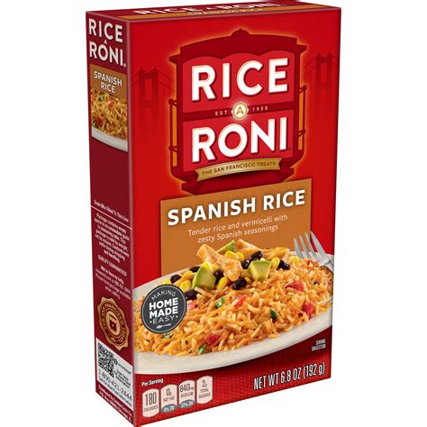 Brandclub - Rice-A-Roni Rice, Spanish Flavor 6.8 oz Box