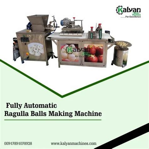 Sweets Making Machine - 7500 Balls/Hour Rasgulla Making Machine ...