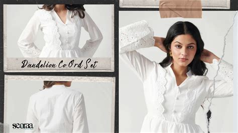 Dandelion Co Ord Set – Breezy Cotton Comfort with Chikankari Charm – Seoraa