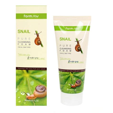 Farm Stay Korean Pure Cleansing Foam - Snail [ 180ml. : Amazon.in: Beauty