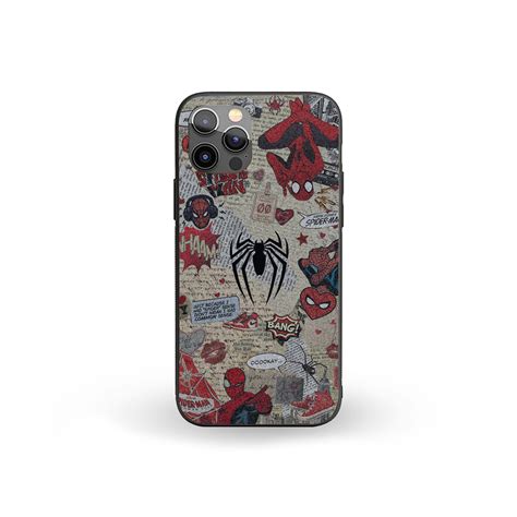 Spider-Man Comic Chaos Silicone Armored Phone Case