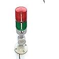 Litost® 2 Tier Signal Tower Lamp Light with Buzzer 24 Volt DC (RED ...