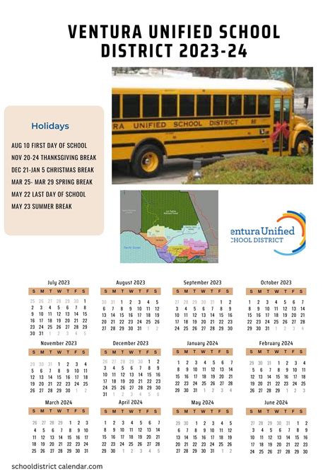 school calendar for Ventura Unified School District Archives - School ...