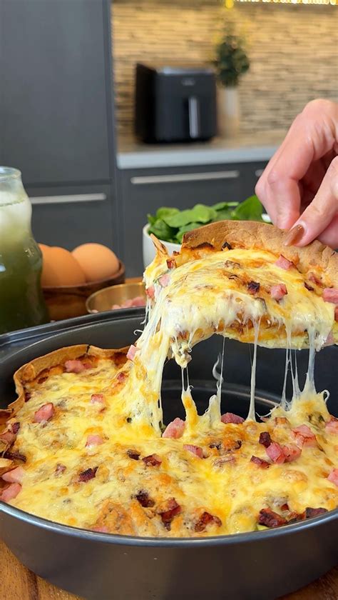 Nancy Karim on Instagram: "Quiche de tortilla👌 English👇 Ingredientes ...