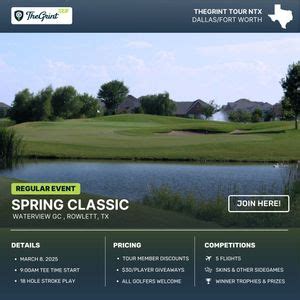 2025 NTX Spring Classic, Waterview Golf Club, Rowlett, 8 March 2025 ...