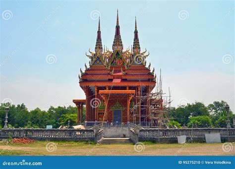 Cambodia Buddhist Temple on Reconstruction in Lumbini, Nepal ...