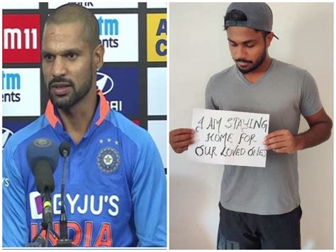Shikhar Dhawan, Sanju Samson laud 'Janta Curfew', bat for staying at home