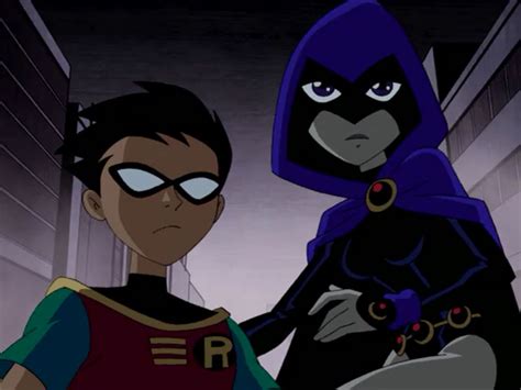 Teen Titans. Raven and Robin | Robin y raven, Raven de teen titans, Los ...