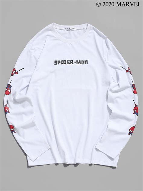 Marvel Spider-Man Letter Graphic Print T-shirt | Marvel clothes, Mens ...