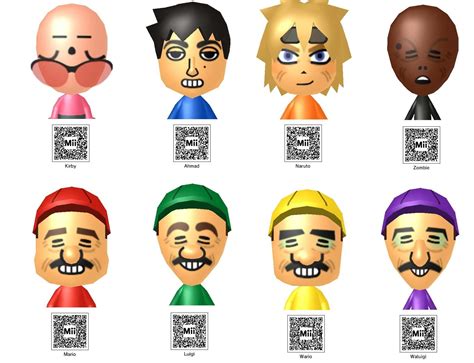 Funny Mii Character Ideas - Printable Word Searches