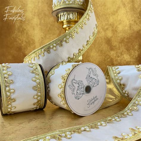 Fabulous Fairytales Holiday Jewels Velvet Luxury Wired Ribbon