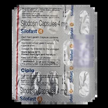 SILOFAST 4MG CAPSULE 15’S: Uses, Price, Side effects & Generic ...