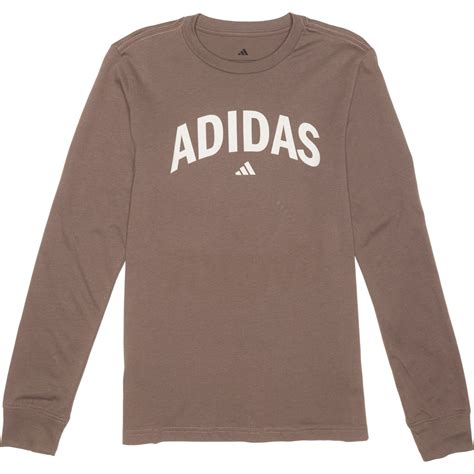 adidas Big Boys Repeat T-Shirt - Long Sleeve - Save 35%