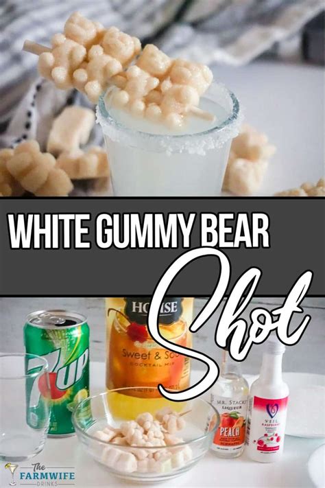 Make the Iconic White Gummy Bear Shot