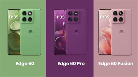 Motorola Edge 60 vs Edge 60 Pro vs Edge 60 Fusion – which one should ...