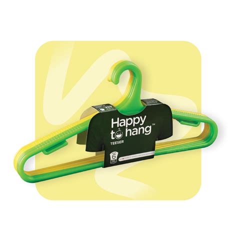 Happy to Hang Teeser Clothes Hangers – Pack of 10