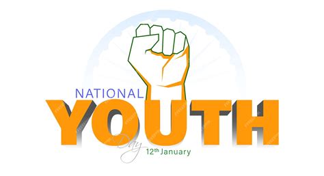 Vector illustration of national youth day india january 12. | Premium ...