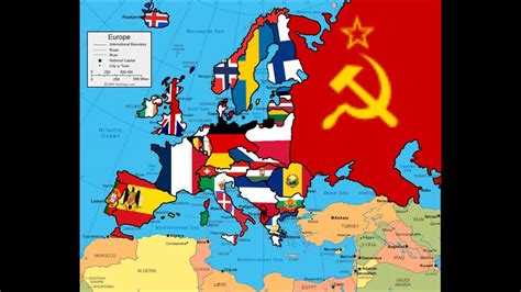 Flag map of Europe 1934 - YouTube