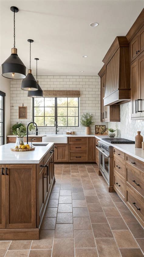 15 Eye-Catching Brown Tiles Kitchen Ideas for Bold Interiors in 2025 ...