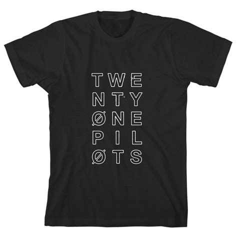 Outline T-Shirt | Twenty one pilots merch, Shirts, T shirt