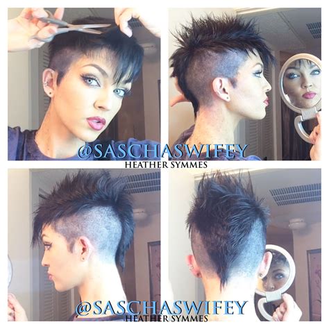 Faux hawk/ Mohawk | Edgy hair, Short hair undercut, Short hair styles