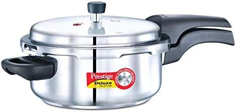 Buy Prestige 3L Svachh Deluxe Alpha stainless steel Pressure Cooker ...