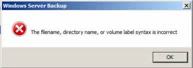 Syntax Error File Name or Directory Name 的图像结果