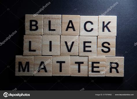 Text Message Black Lives Matter Protest Action Selective Focus ...