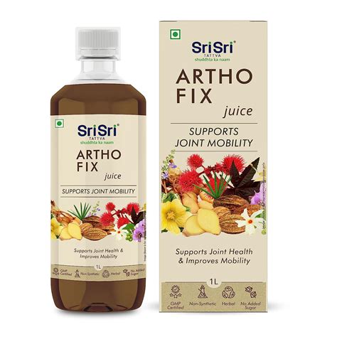 Sri Sri Tattva Artho Fix juice | Herbal | Joint Support | No Sugar ...