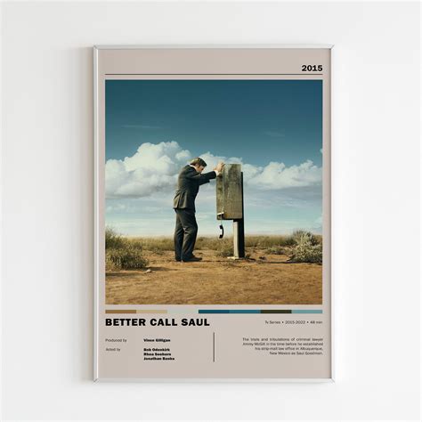 Better Call Saul Poster - Tv Series Minimalist Poster - Tv Show Retro ...