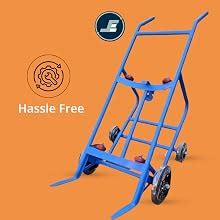 Drum Lifter & Mover Trolley, 350kg Capacity - Easy Drum Handling, Blue ...
