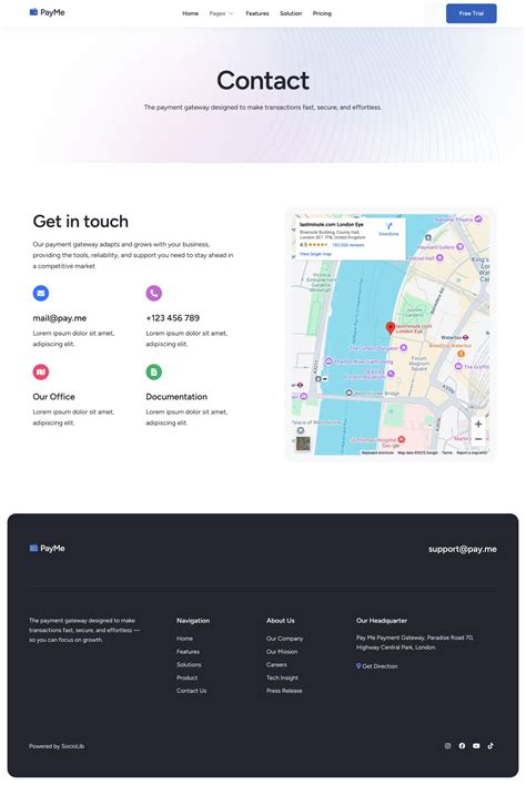 PayMe - Payment Gateway Mobile App Elementor Template Kit by sociolib