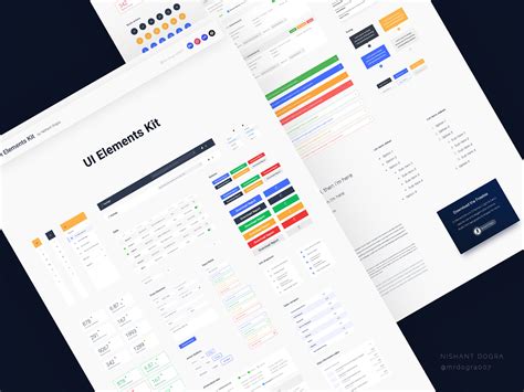 Freebie UI Elements Kit on Behance