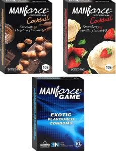 MANFORCE Man force Exrta Dotted Multi Flavors Combo Pack Condom For Men ...