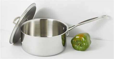 3-Qt Medium Saucepan | Tri-Ply Stainless Steel | Goldilocks