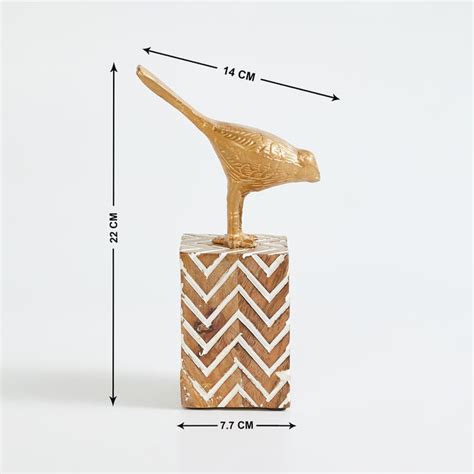 Buy Corsica Bela Aluminium Bird Figurine from Corsica by Home Centre at ...