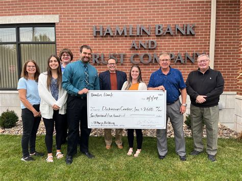 DCI Project Receives Support From Hamlin Bank | Dickinson Center, Inc.