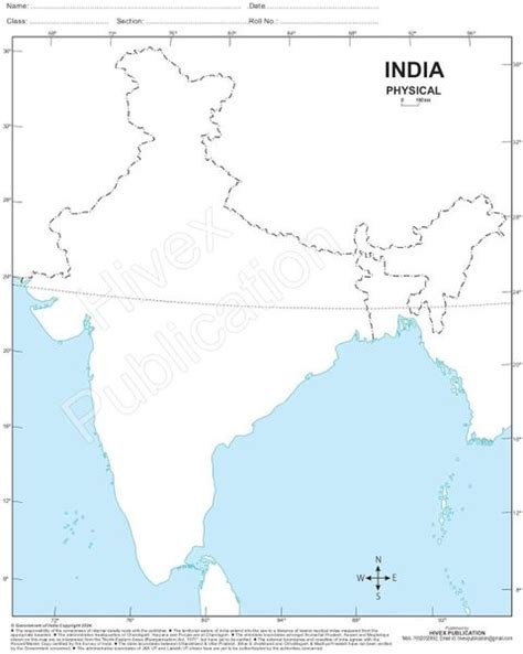 Outline Practice Map Of India And World (Both Political And Physical ...